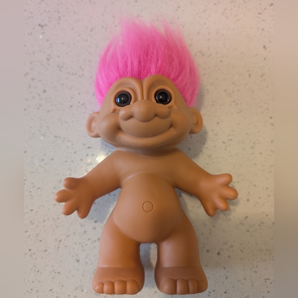 Pink Hair Troll Doll